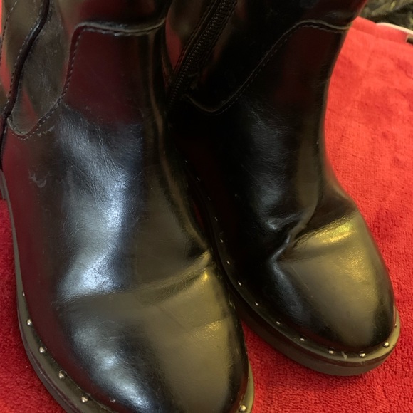 Toddler girls black boot size 12 - Picture 3 of 6